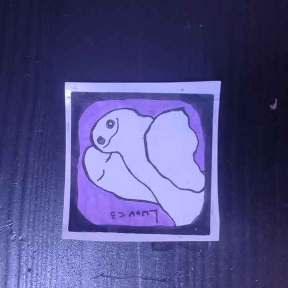 Handmade sticker pack , little ghostie bois - Picture 4 of 7